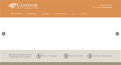 Desktop Screenshot of condorfireplace.com